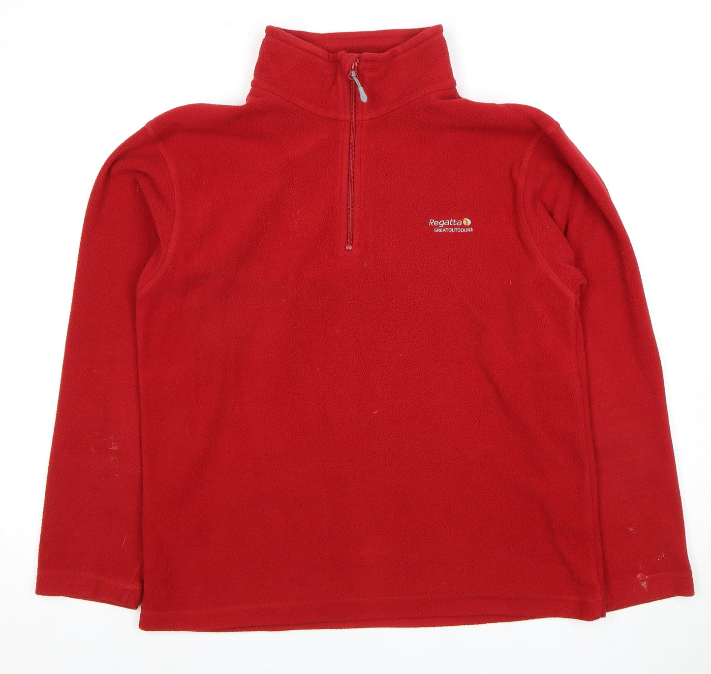 Regatta Men's Red 1/2 Zip Fleece Sweatshirt M