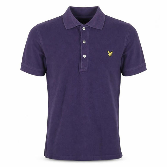 Lyle & Scott Men's Purple Polo Shirt Size S