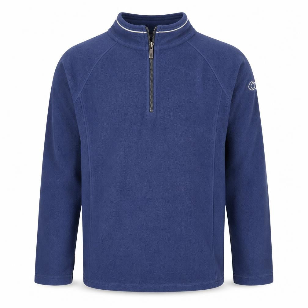 Mens UK S Regular Craghoppers Blue 1/4 Zip Sweatshirt