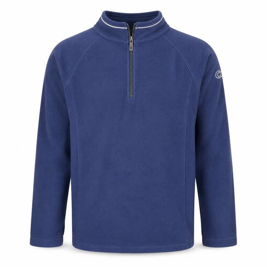 Mens UK S Regular Craghoppers Blue 1/4 Zip Sweatshirt