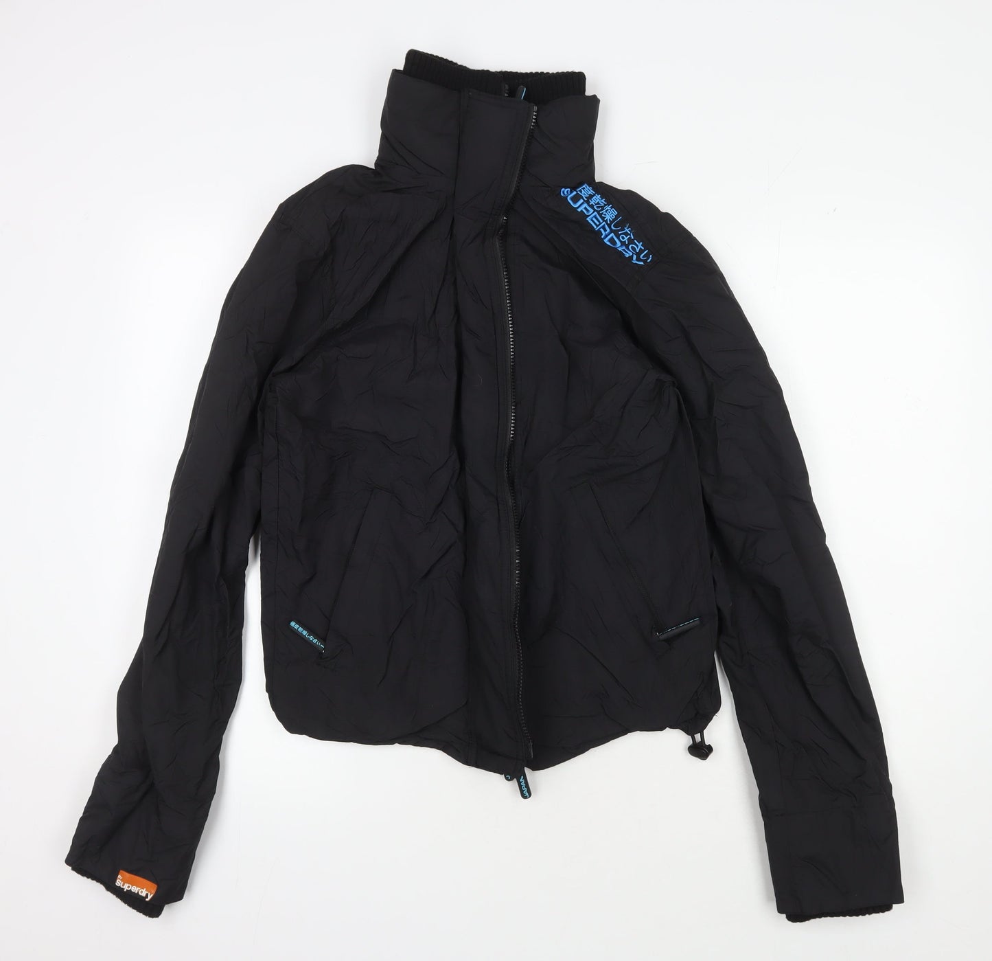 Superdry Men's Black Windbreaker Jacket Size S