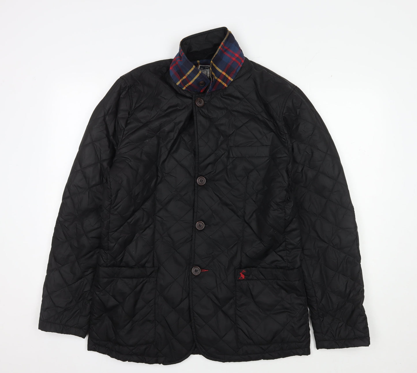 Joules Men's Black Quilted Jacket, M, Casual Wear