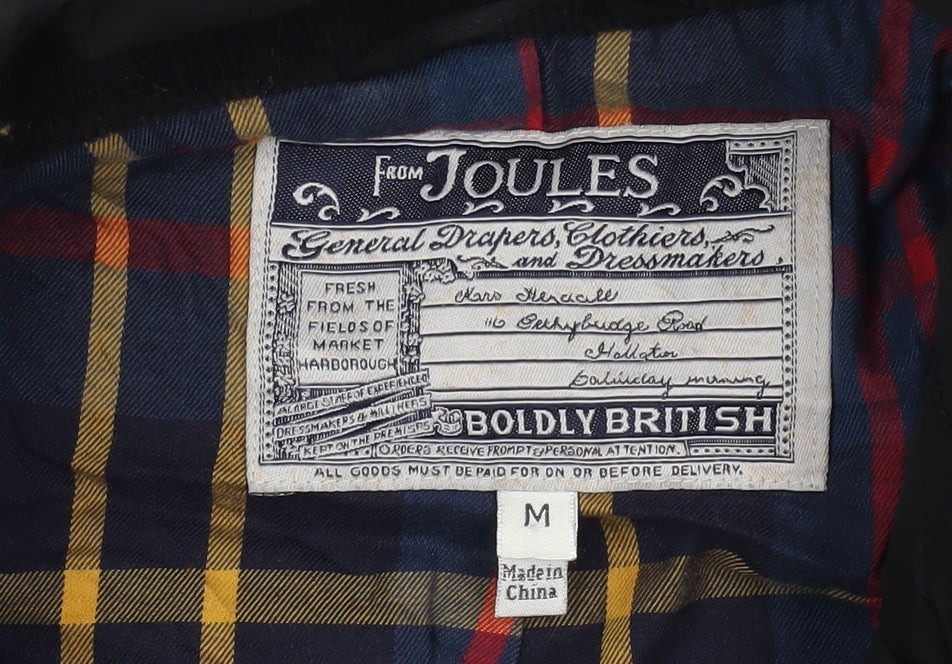 Joules Men's Black Quilted Jacket, M, Casual Wear