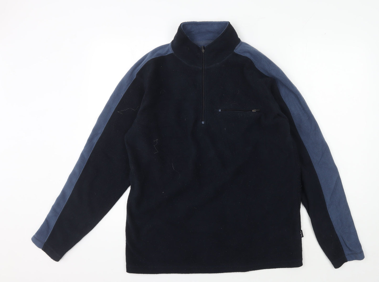 Peter Storm Men's Small Black Fleece Pullover Sweatshirt