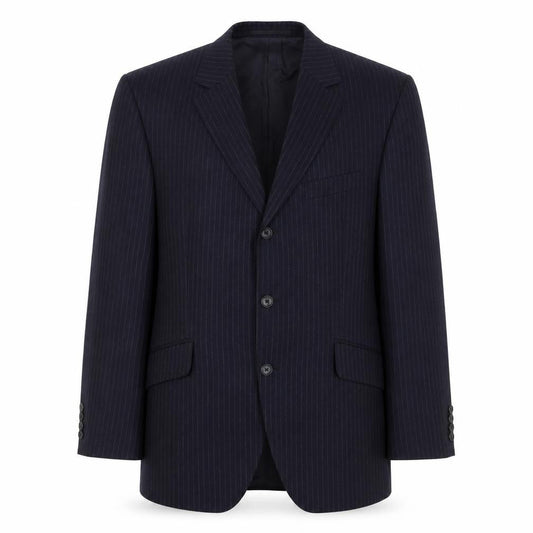 Mens 40 Chest Regular Austin Reed Blue Three-Button Suit Jacket
