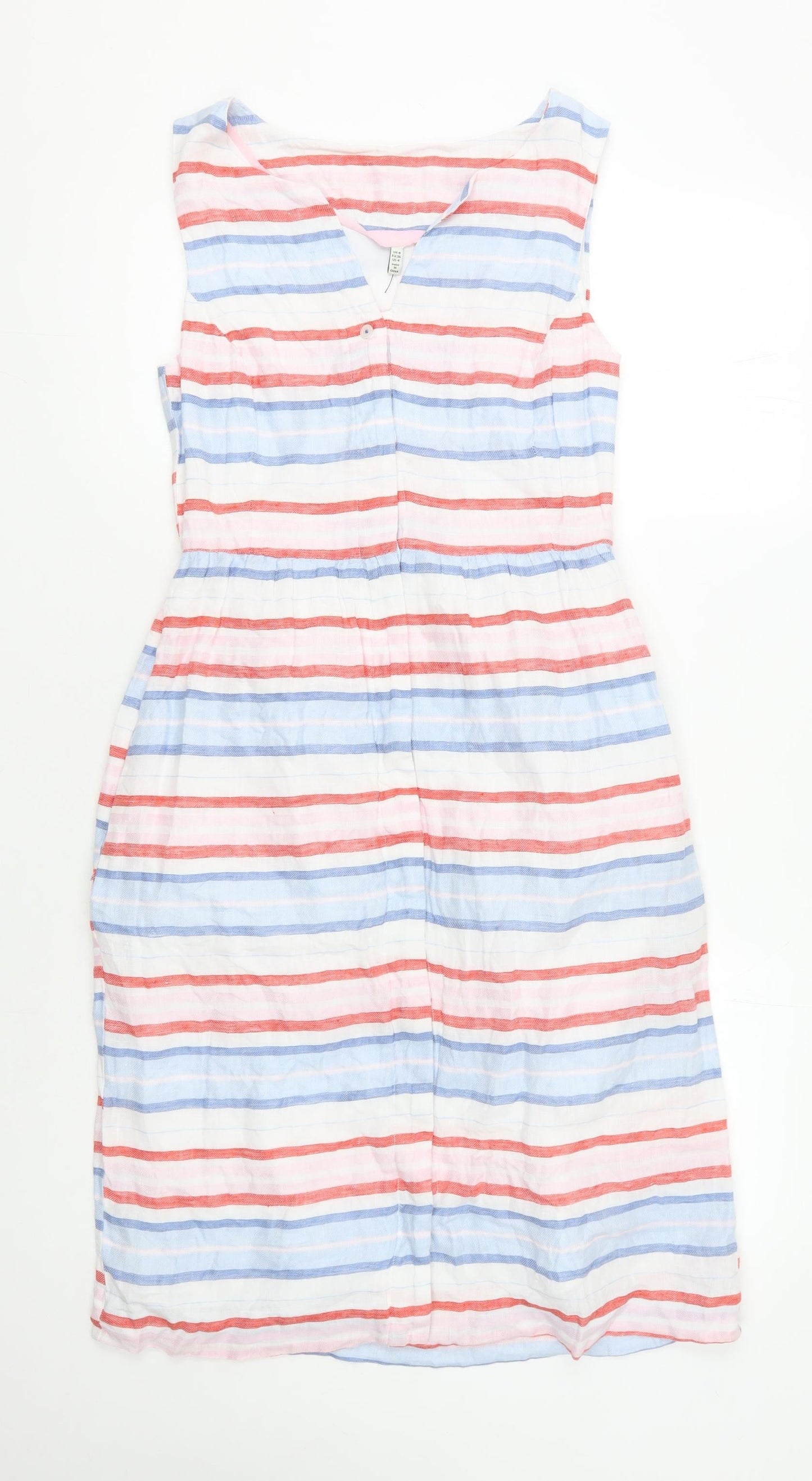 Joules Women's Short Striped Dress, Size 8