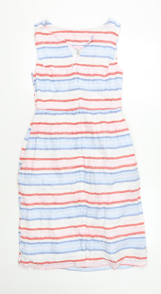 Joules Women's Short Striped Dress, Size 8