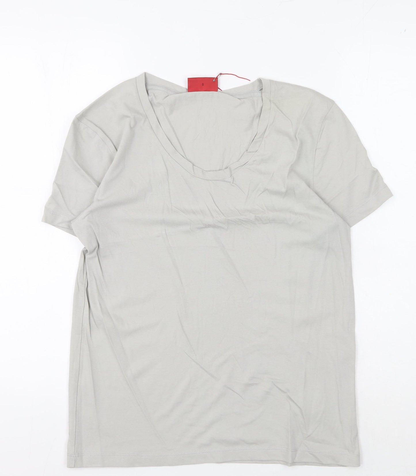 Hugo Boss Men's Grey Cotton T-Shirt - Size S, New