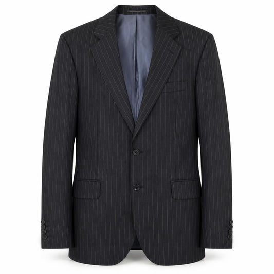 Mens 38 Chest Regular Austin Reed Black Two-Button Blazer