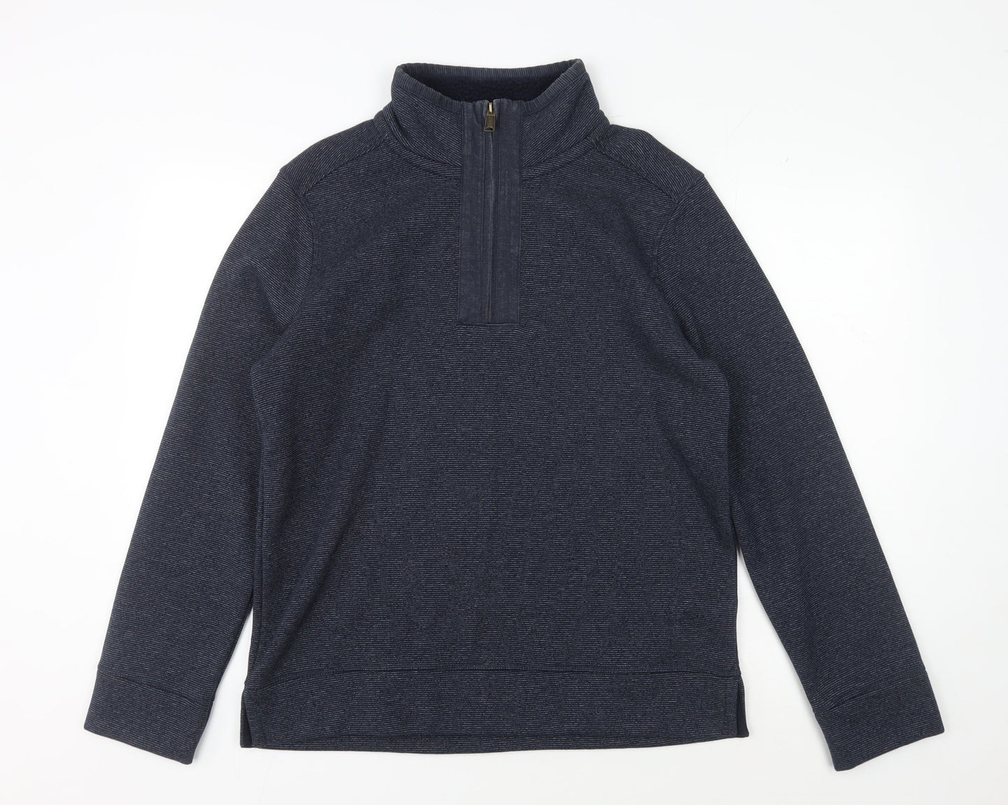 Fat Face Men's Blue Small 1/2 Zip Sweatshirt