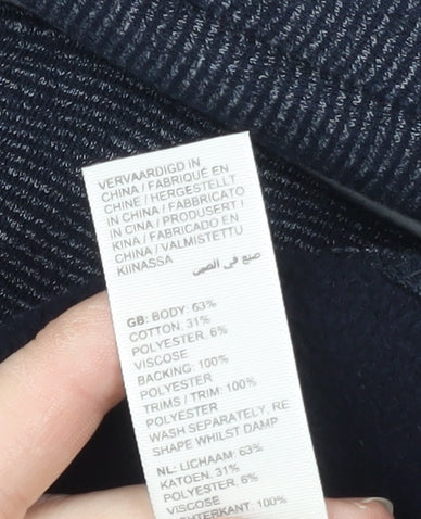 Fat Face Men's Blue Small 1/2 Zip Sweatshirt
