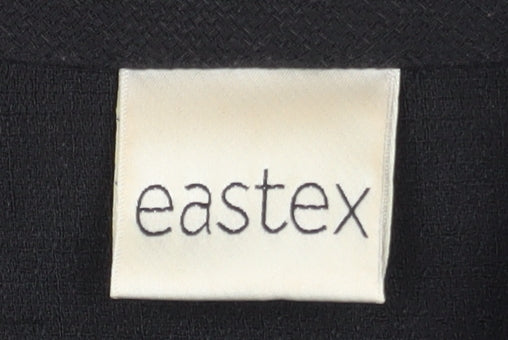 Eastex Women's Black Button-Up Shirt, Size 16