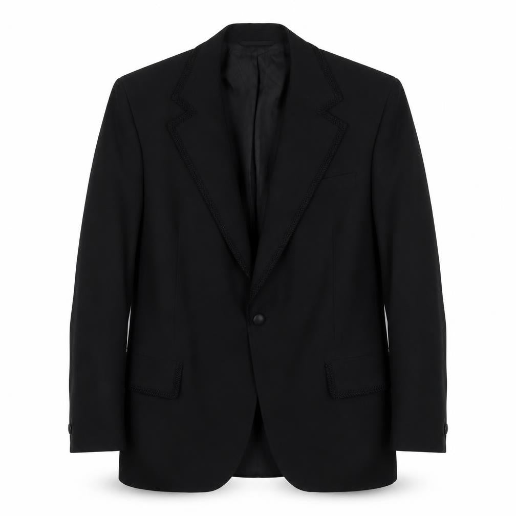 Mens 39 Chest Regular Austin Reed Black One-Button Blazer