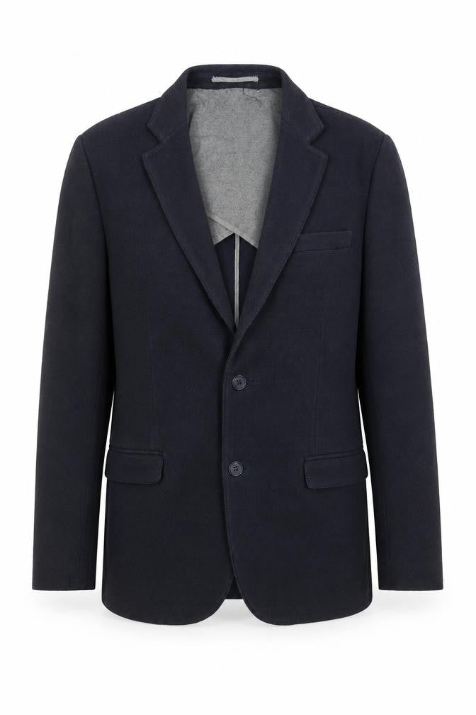 Mens 40 Chest Regular Feraud Black Two-Button Blazer