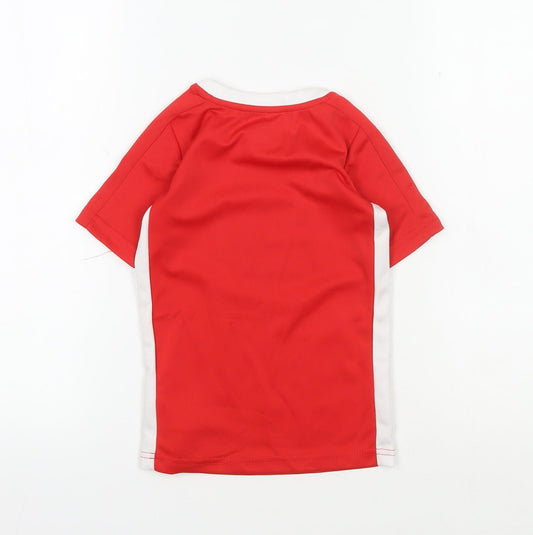 Sondico Boys Red Football T-Shirt 3-4 Years Jersey