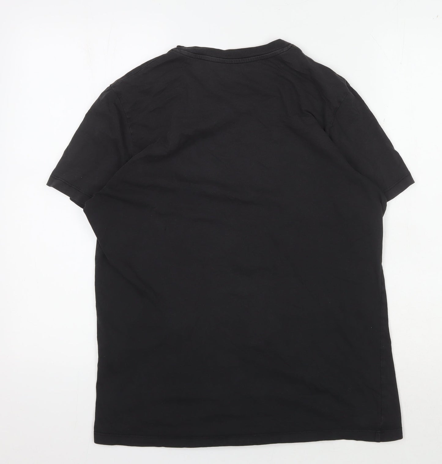 Jack & Jones Men's Black Graphic T-Shirt, Size L