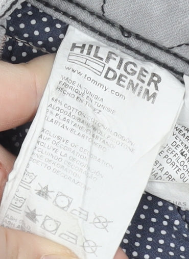 Tommy Hilfiger Women's Grey Slim Straight Jeans
