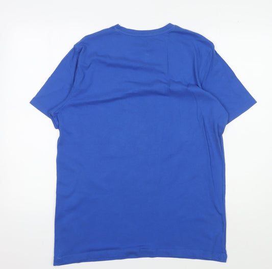 Jack & Jones Men's Blue XL Graphic T-Shirt