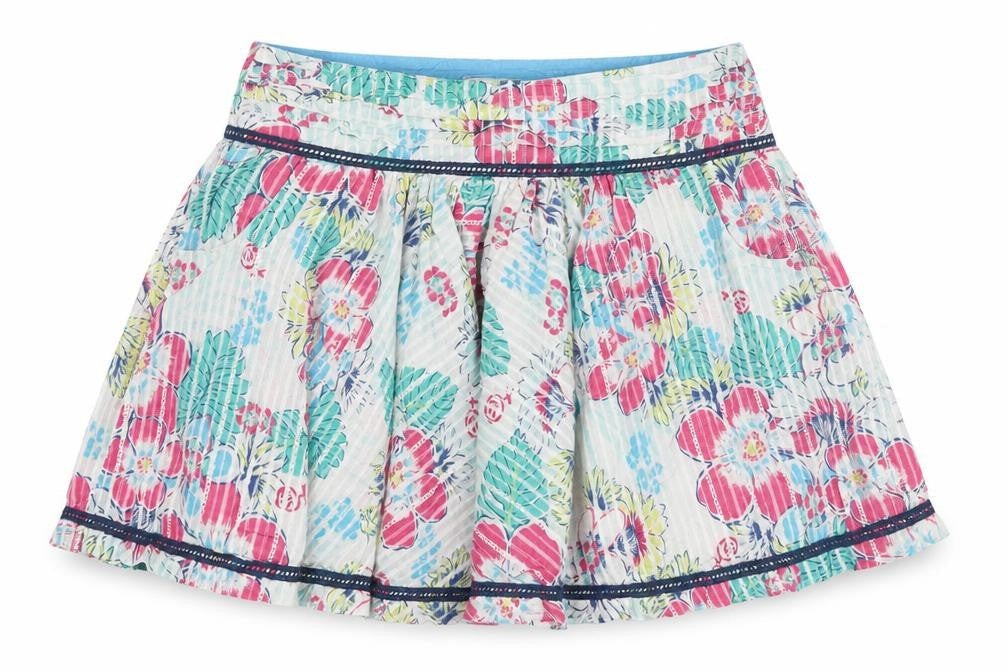 FatFace Girls Multicoloured Floral Skirt Peasant Style 9 Years