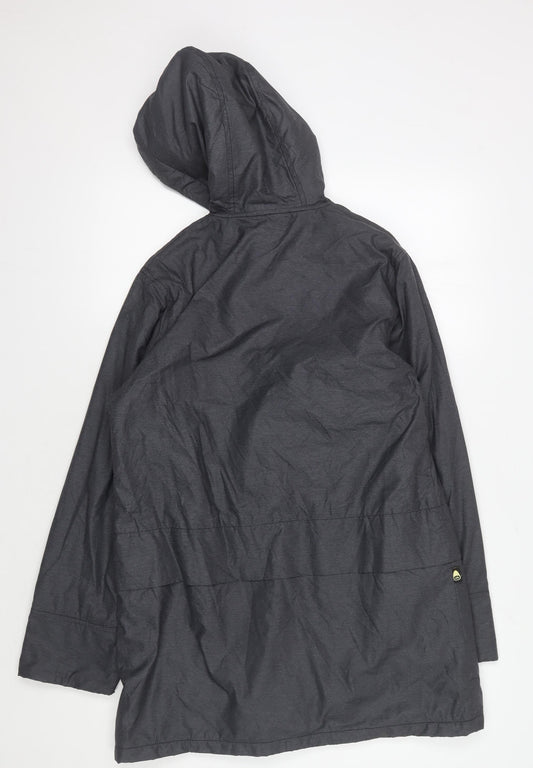 Nike Women's Blue Hooded Puffer Jacket Size 14