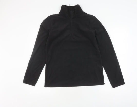 Mountain Warehouse Men's Black Fleece Pullover M