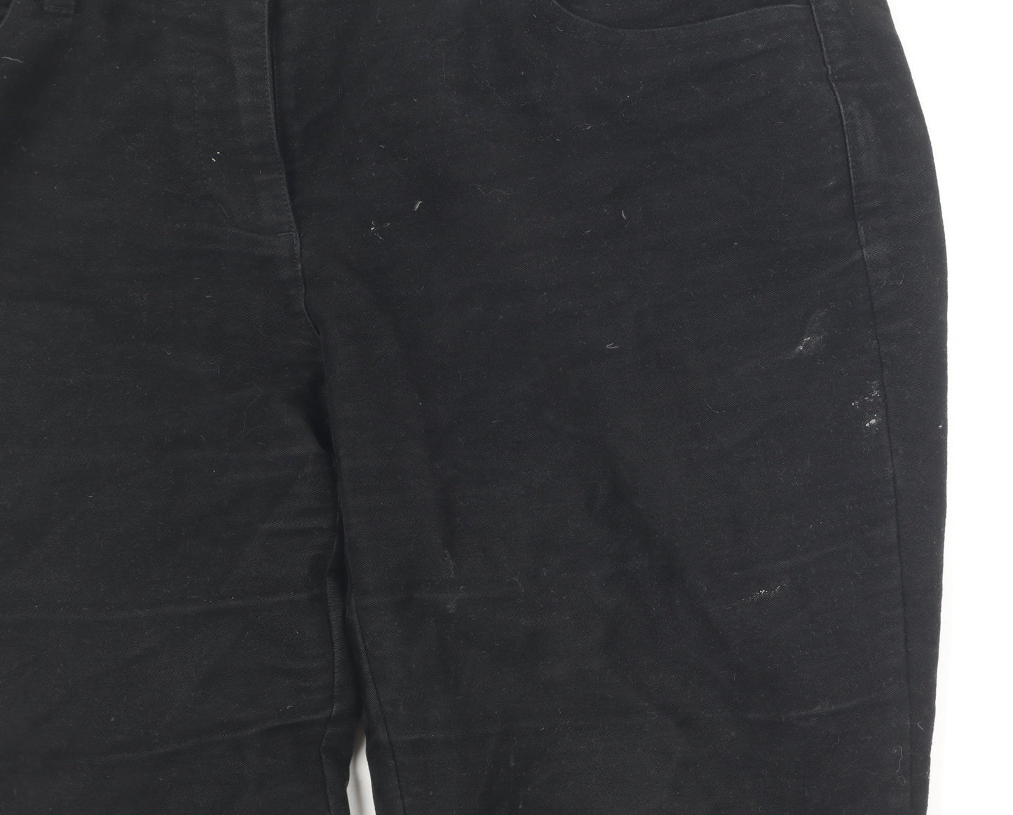 Boden Women's Black Trousers, Size 12, Comfortable Pockets