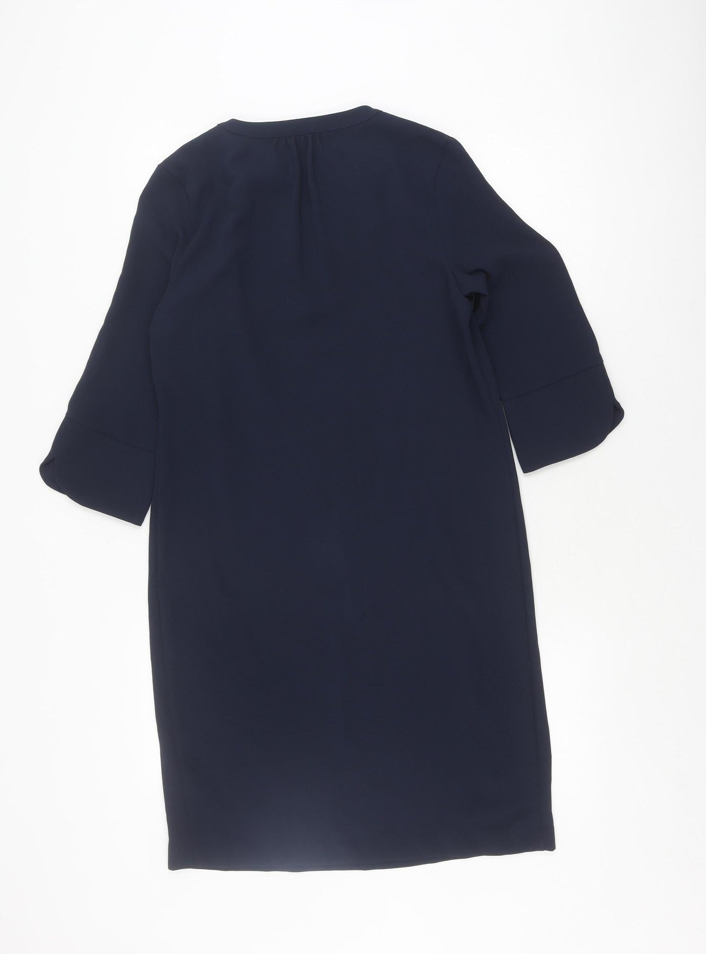 Marks and Spencer Women's Blue Shift Dress Size 8