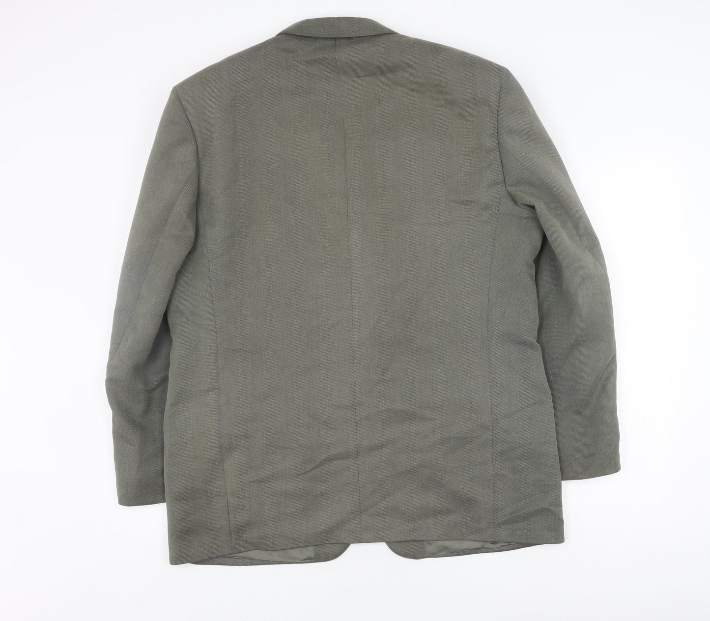 BHS Men's Green Blazer, Regular Fit, Size 44R