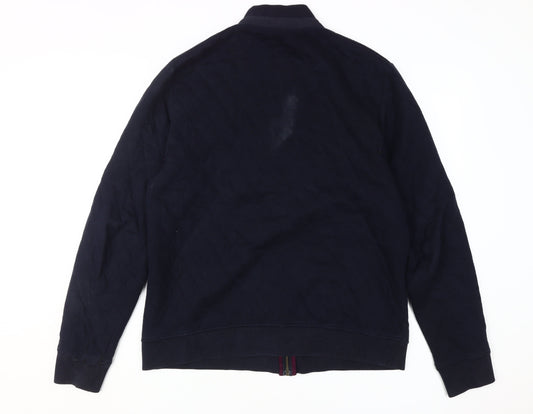 Ted Baker Men's Blue Mid-Length Jacket, Size 4