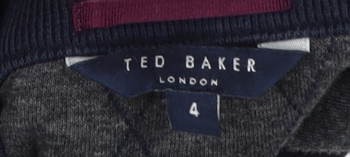 Ted Baker Men's Blue Mid-Length Jacket, Size 4