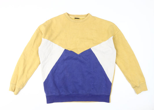 Stitch & Soul Men's Multicoloured Pullover Sweatshirt L
