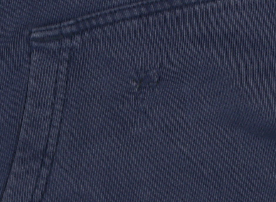 Vans Men's Blue Hoodie Small Skateboarding Logo Style