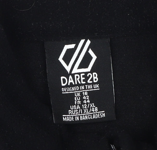Dare 2b Women's Black Lightweight Pullover Sweatshirt, Size 16