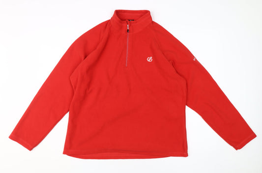 Dare 2b Women's Red Long Sleeve 1/2 Zip Pullover