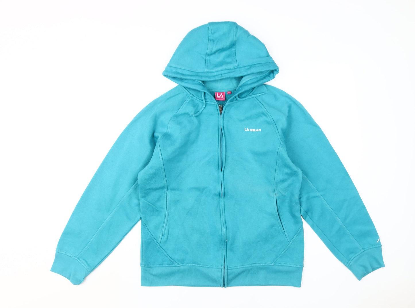 LA Gear Women's Blue Full Zip Hoodie Size 12
