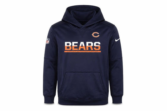Nike Boys Blue Bears Pullover Hoodie, Size L, Sporty Design
