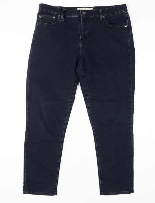 Gap Women's Blue Boyfriend Jeans Size 12