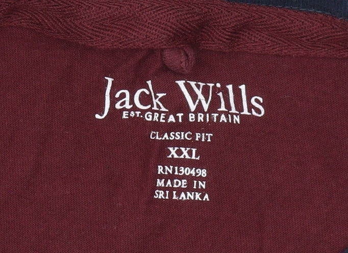 Jack Wills Men's Red XXL Classic Crew Neck T-Shirt