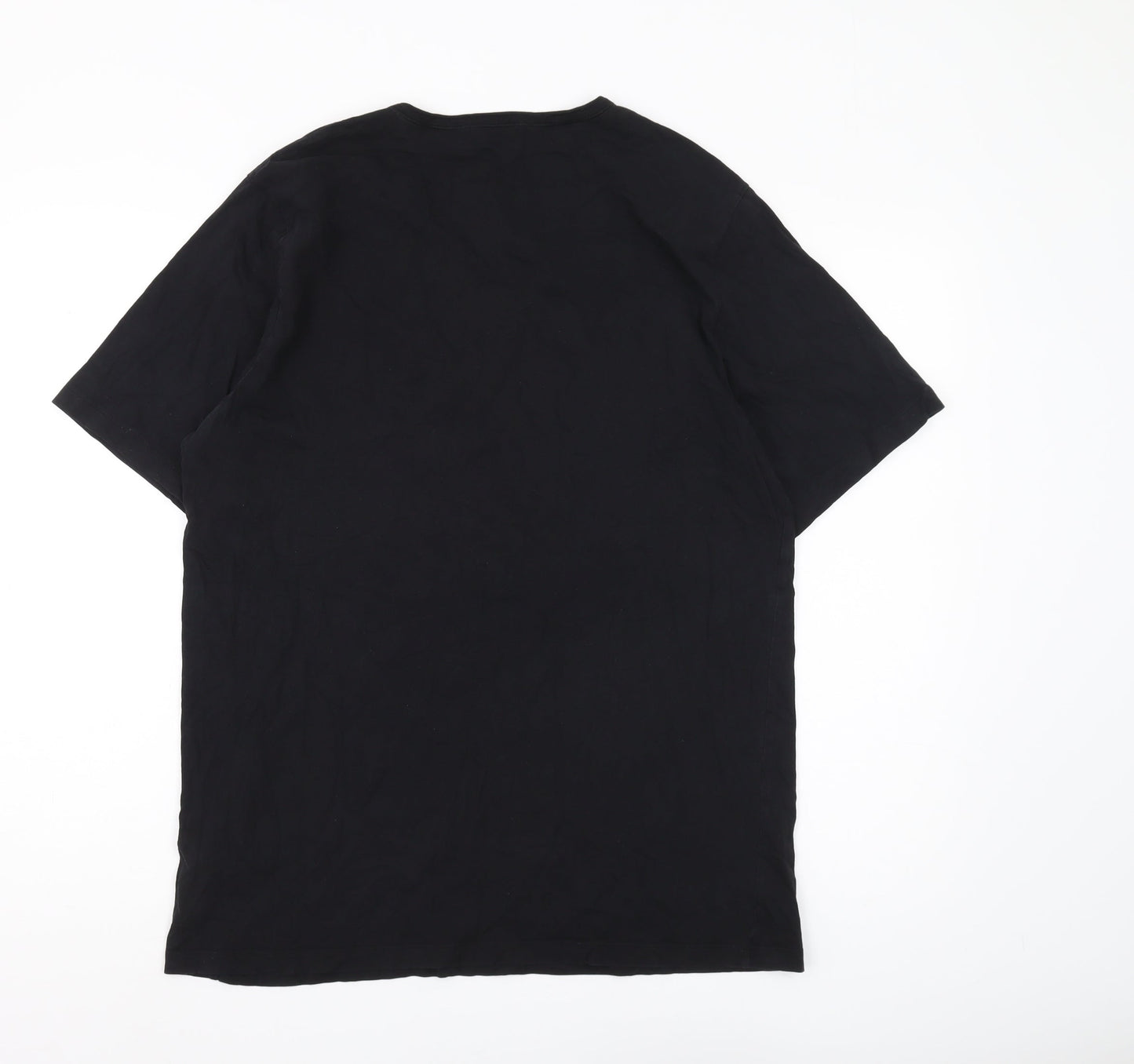 BOSS Men's Black Crew Neck T-Shirt 2XL Regular Fit