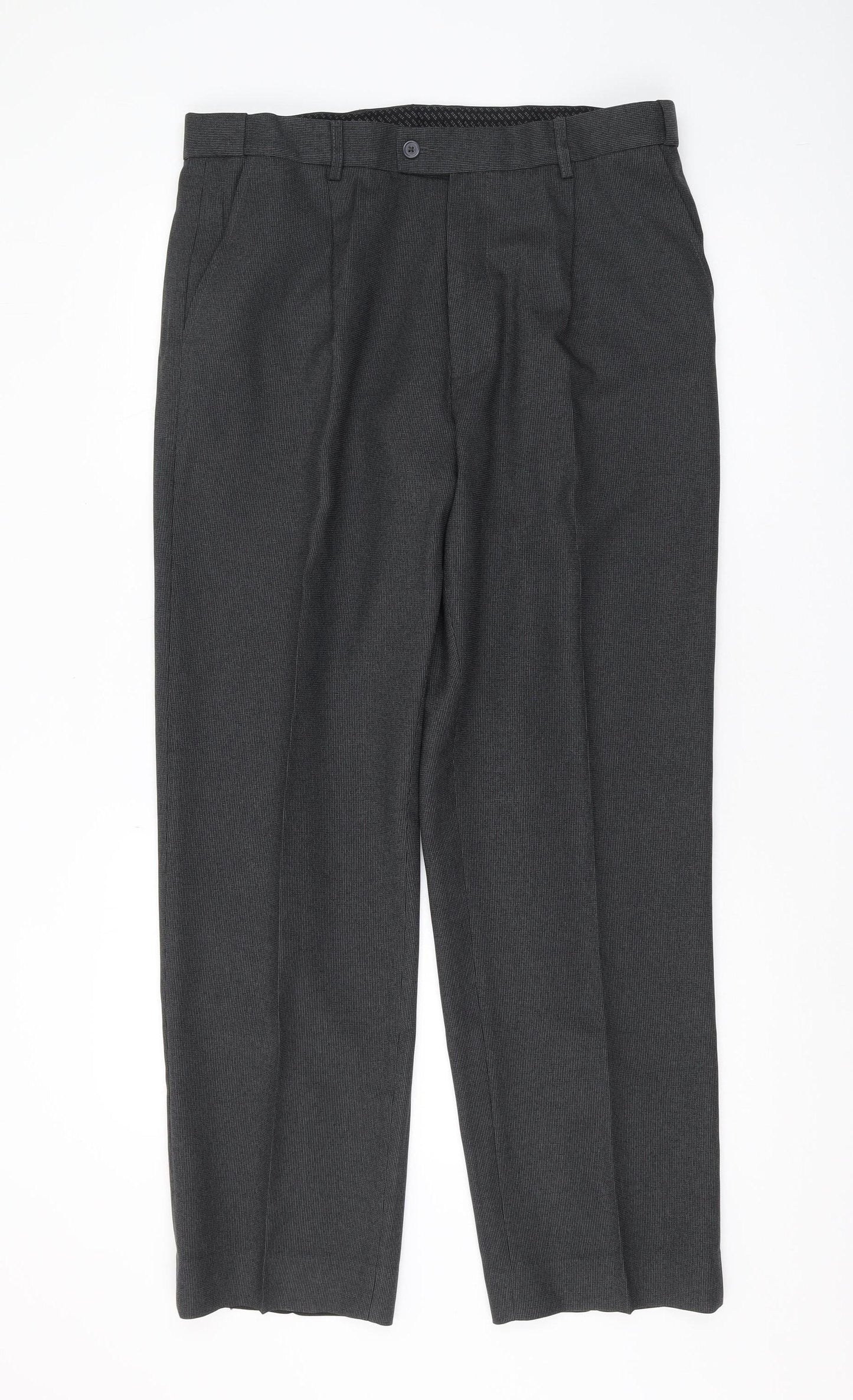 Debenhams Men's Grey Dress Pants 36R
