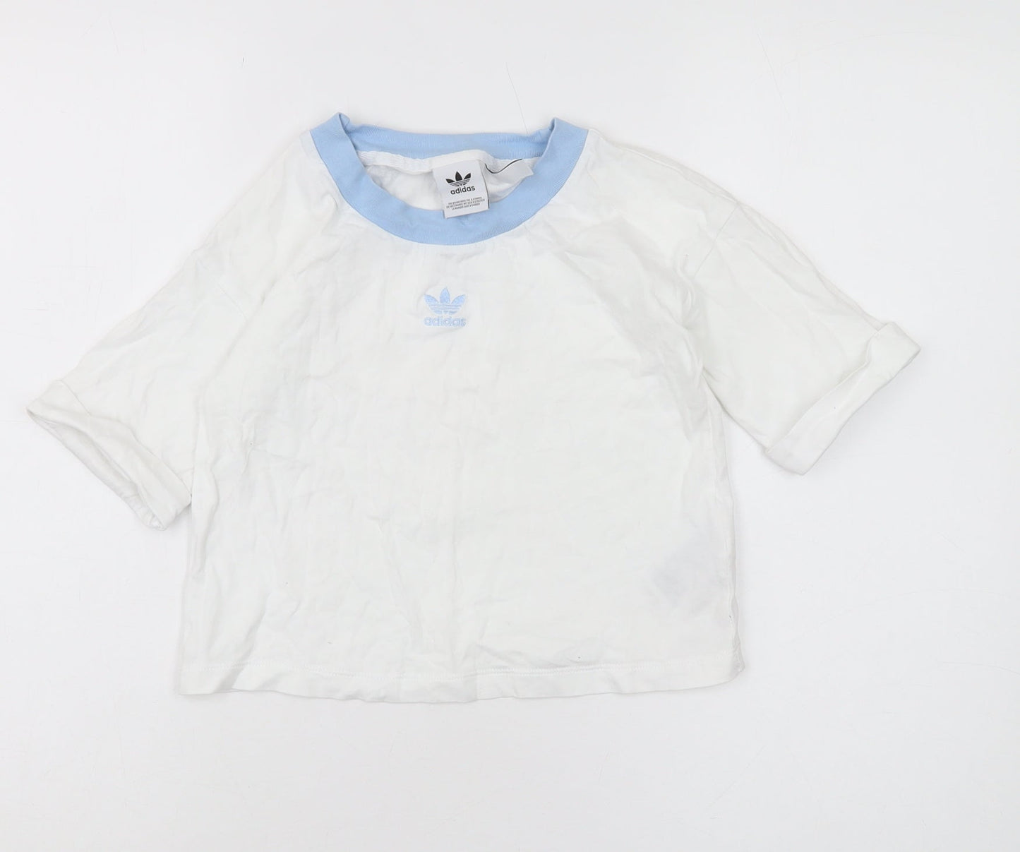 Adidas Women's Ringer T-Shirt, XS White Casual