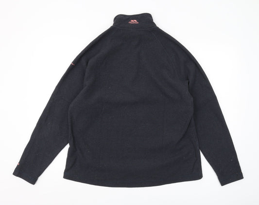 Trespass Women's Black 2XL Henley Sweatshirt