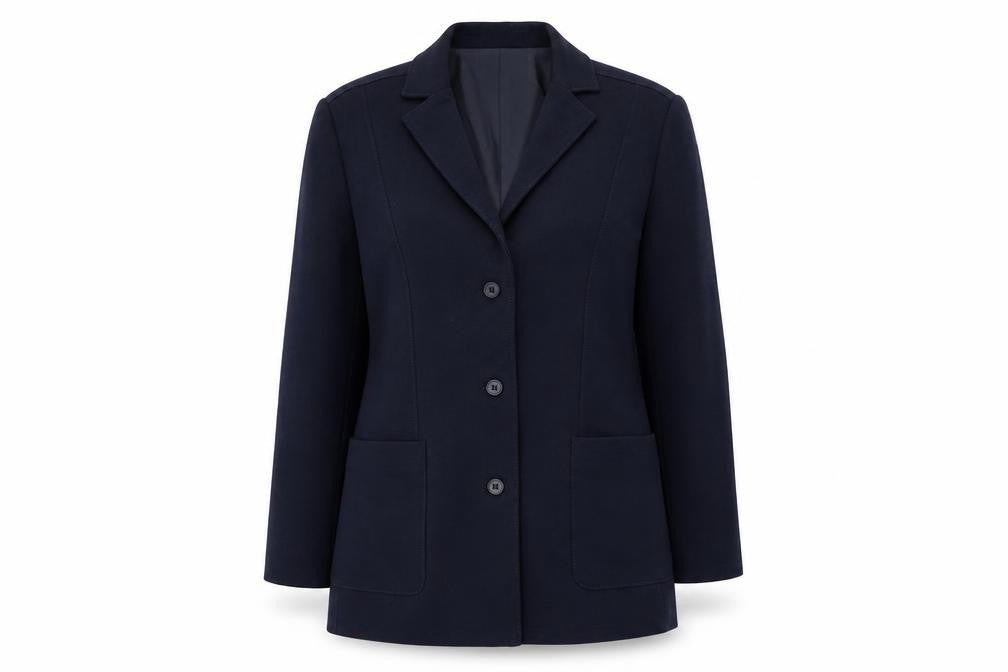 MatchSet Women's Blue Blazer - Size S, Business Casual