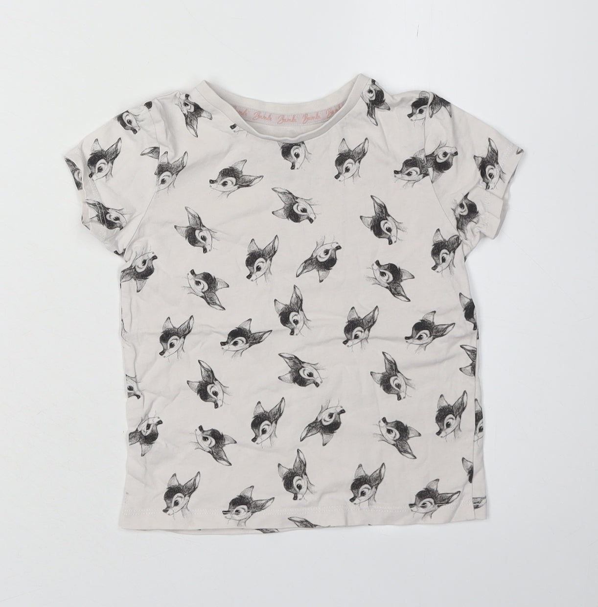 Disney at Primark Beige Unisex Baby Bambi T-Shirt 24 Months
