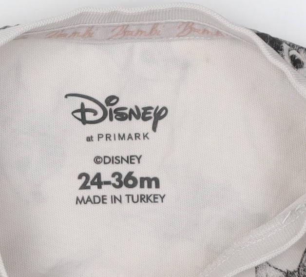 Disney at Primark Beige Unisex Baby Bambi T-Shirt 24 Months
