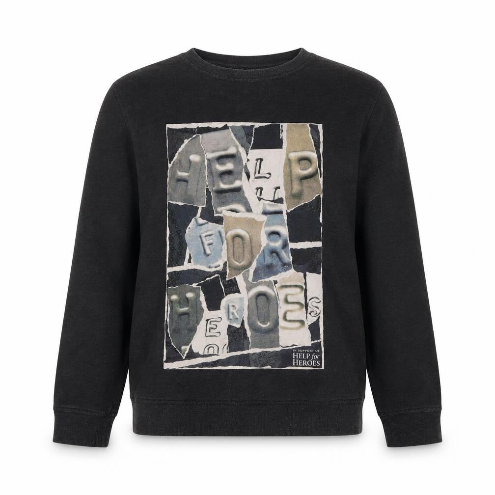 Debenhams Mens Black XS Graphic Sweatshirt