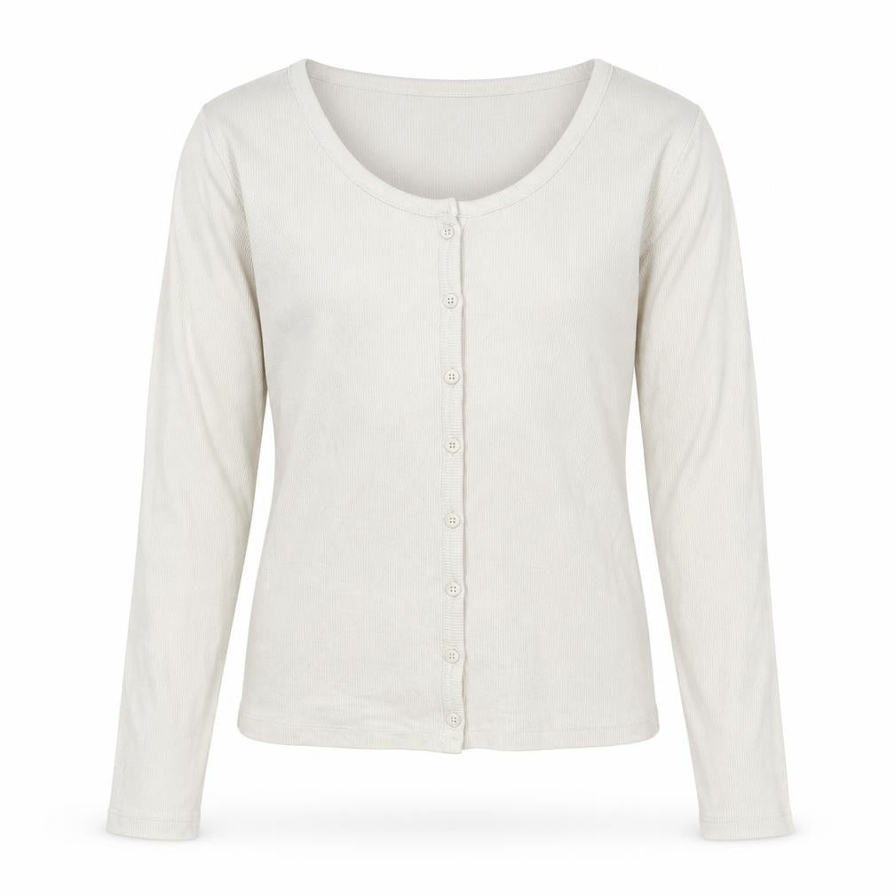 Front view of Gap girls’ white button-up top, size 16-18, lightweight, casual