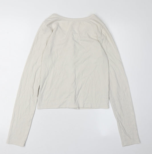 Gap Girls White Button-Up Top, Size 16-18, Lightweight, Casual