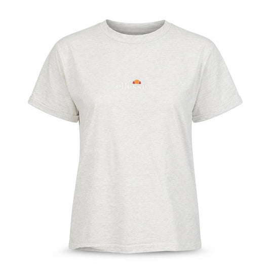 Womens UK Size 6 ellesse White Cotton Blend T-Shirt