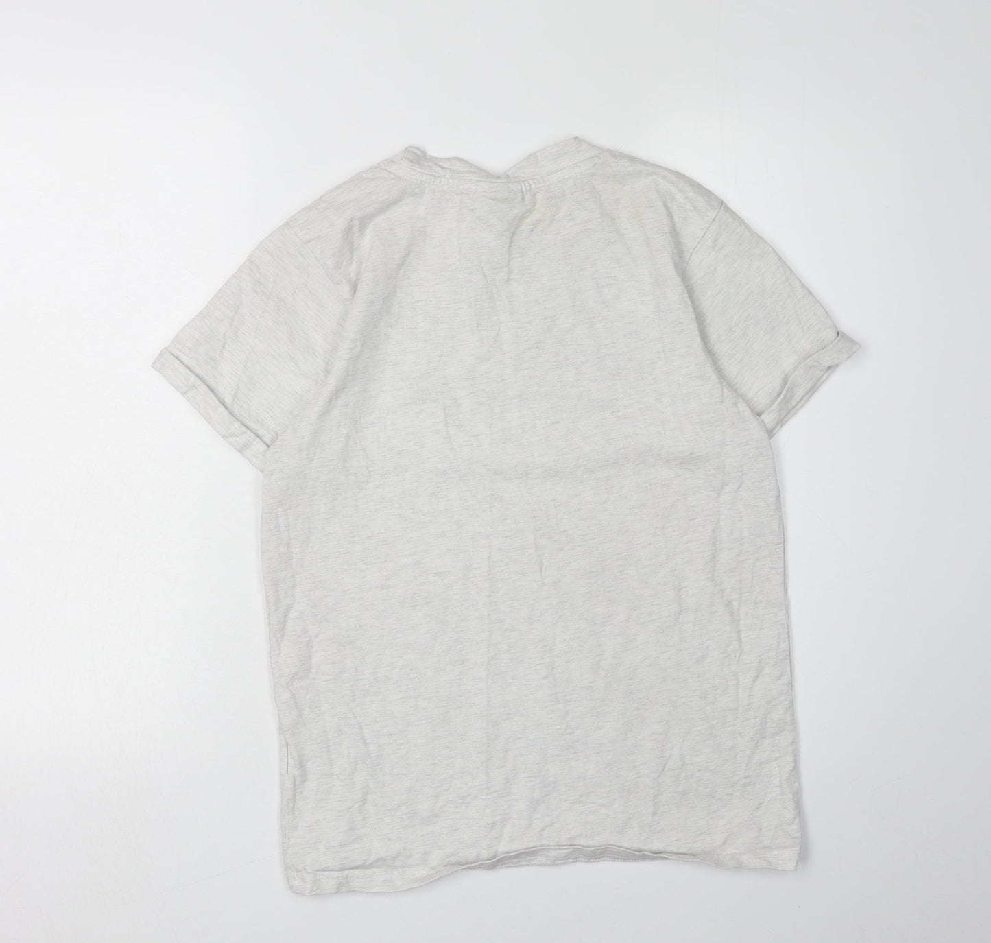 ellesse Women's White T-Shirt, Size 6, Crew Neck
